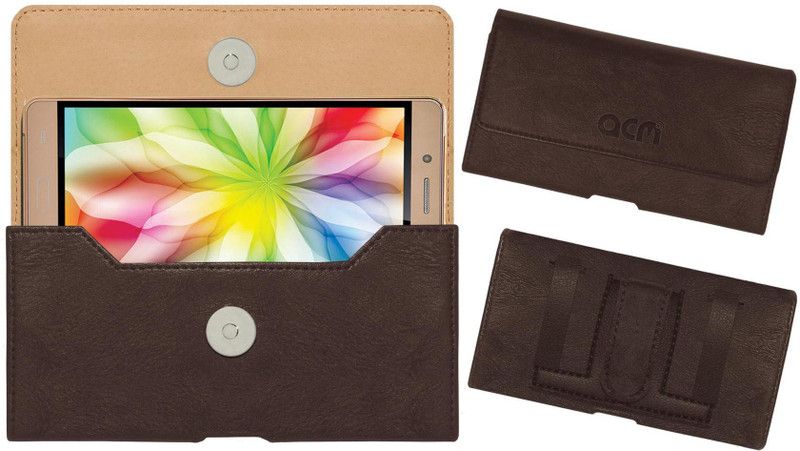ACM Pouch for Iball Andi 5.5h Weber  (Brown, Holster, Pack of: 1)