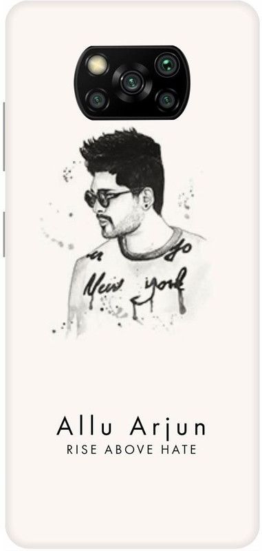 Thecoverking Back Cover for Poxo X3 (Allu Arjun ,south star,actor, cases cover  (Multicolor, Waterproof, Pack of: 1)