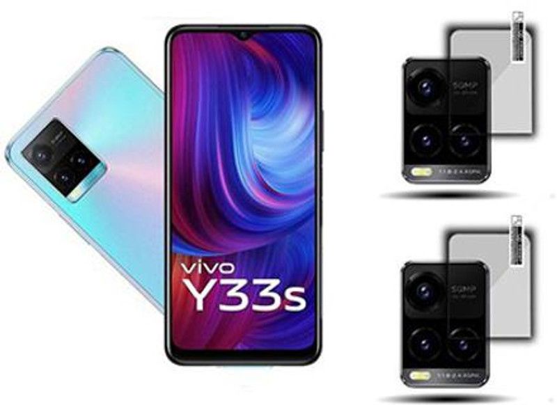 XAZE Back Camera Lens Glass Protector for VIVO Y33S  (Pack of: 2)