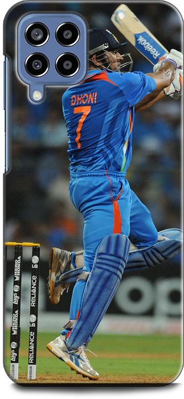 INDICRAFT Back Cover for SAMSUNG Galaxy M53 5G MS DHONI, INDIA, CRICKET, CAPTAIN, SPORTS  (Multicolor, Shock Proof, Pack of: 1)