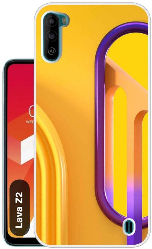 Flipkart SmartBuy Back Cover for Lava Z2  (Yellow, Dual Protection, Silicon, Pack of: 1)