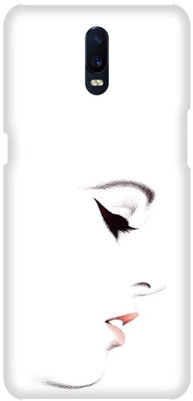 PNBEE Back Cover for Oppo R17 -Girl Canvas Printed Back Case Cover  (Multicolor, Hard Case, Pack of: 1)