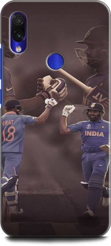 Wall Art Back Cover for Redmi Note 7 VIRAT KOHLI, ROHIT SHARMA, PLAYER, SPORTS  (Multicolor, Dual Protection, Pack of: 1)