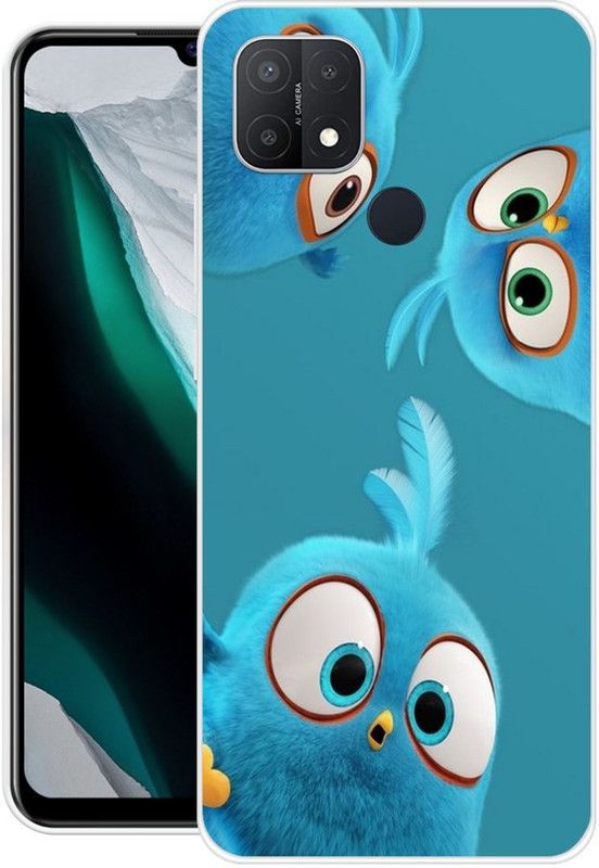 BLUEZAP Back Cover for Oppo A35  (Multicolor, Grip Case, Silicon)