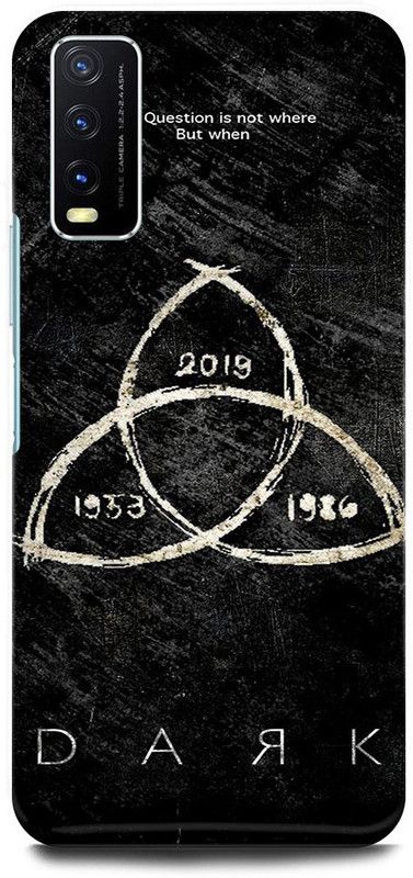 ZIGTOZAG SHOPPE Back Cover for vivo Y20i, V2027, DARKNETFLIX, DARKSERIES, SEASONS,  (Black, Hard Case)