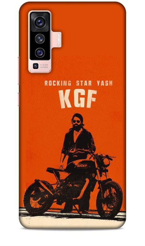 MAPPLE Back Cover for Vivo X50  (Orange, Hard Case, Pack of: 1)
