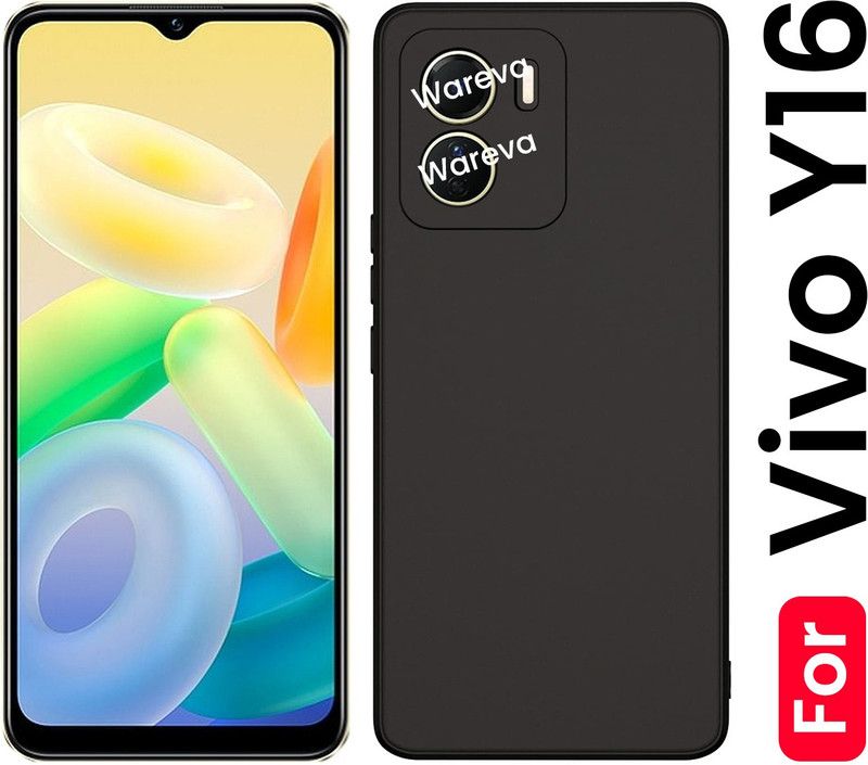 WAREVA Bumper Case for Vivo Y16, VIVO Y16  (Black, Shock Proof, Pack of: 1)