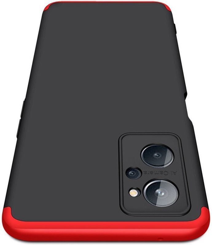 Glaslux Front & Back Case for Realme 9i  (Red, Camera Bump Protector, Pack of: 1)