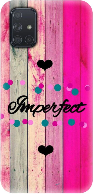 #Uncultured Back Cover for Samsung Galaxy A71 - Girly Print  (Multicolor, Hard Case, Pack of: 1)