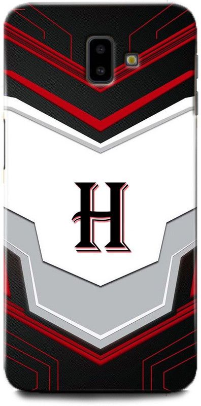 Afterglow Back Cover for SAMSUNG Galaxy J6 Plus H, H LETTER, H NAME, H ALPHABET, ALPHABET  (Multicolor, Shock Proof, Pack of: 1)