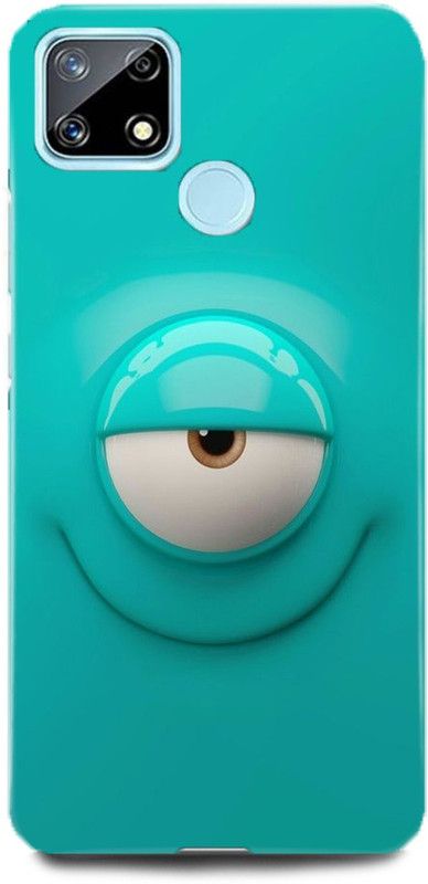 MRBE Back Cover for realme C25s, RMX3197, CUTE EYE BACK COVER  (Multicolor, Hard Case, Pack of: 1)