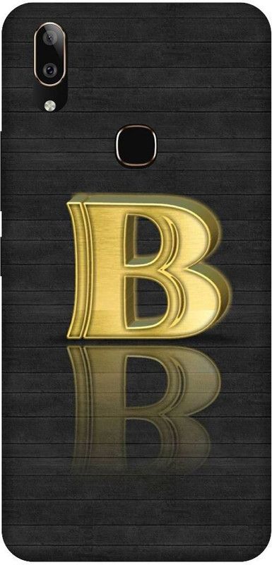 SSMORYA Back Cover for Vivo V9, Vivo 1723 (B Alphabet) Printed Back Cover  (Multicolor, Waterproof, Pack of: 1)