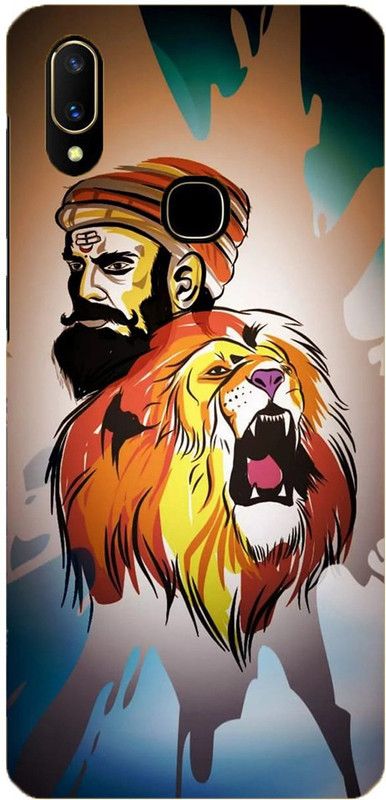 NDCOM Back Cover for Vivo V11 Shivaji Maharaj King Printed  (Multicolor, Hard Case, Pack of: 1)