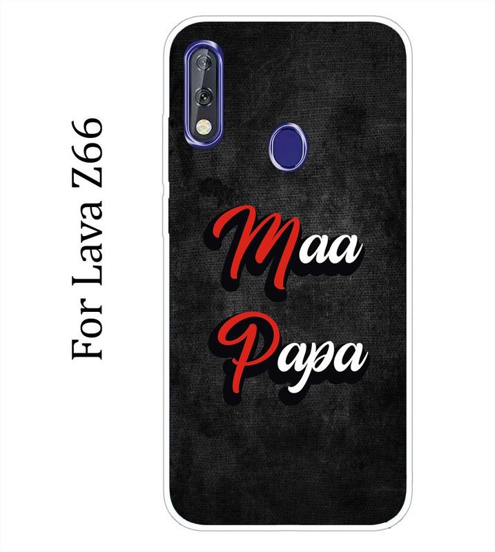 Anami Back Cover for Lava Z66  (Multicolor, Grip Case, Silicon, Pack of: 1)