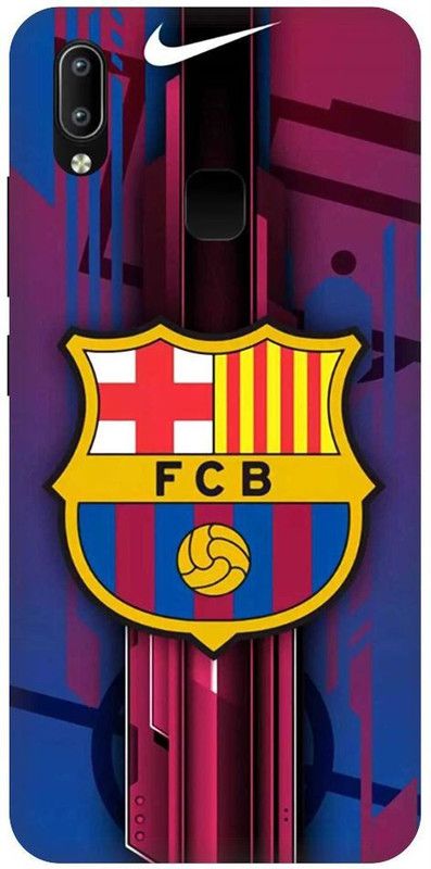 URCHIN Back Cover for Vivo Y93 FCB, Barcelona, Football club, Messi, Sports, Football  (Multicolor, Shock Proof)