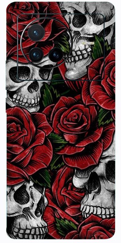 AsSkin Vivo x20 Mobile Skin  (Ultra Super Roses And Skulls With High Gloss Finish).)