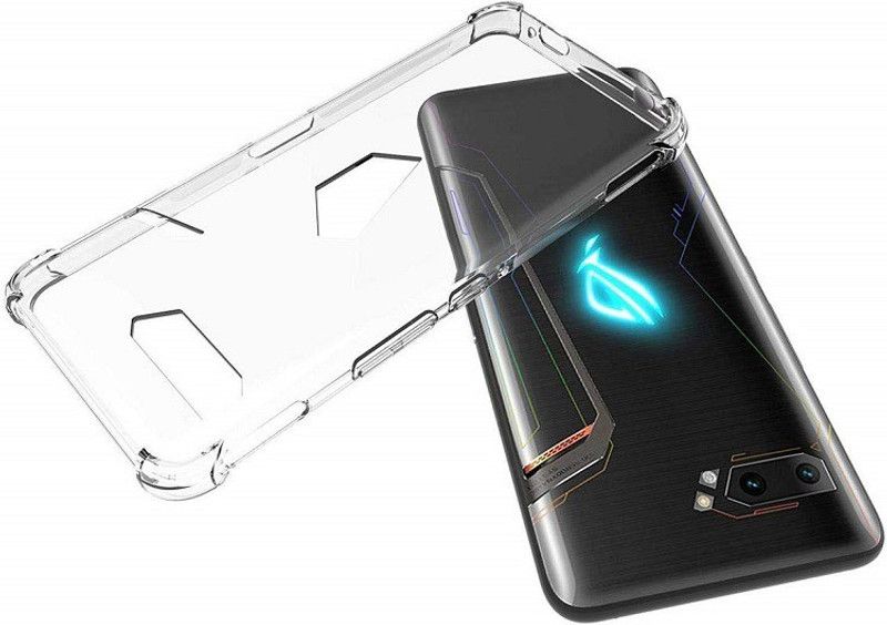 Bodoma Back Cover for Asus ROG Phone 2 Hybrid  (Transparent, Shock Proof, Silicon, Pack of: 1)