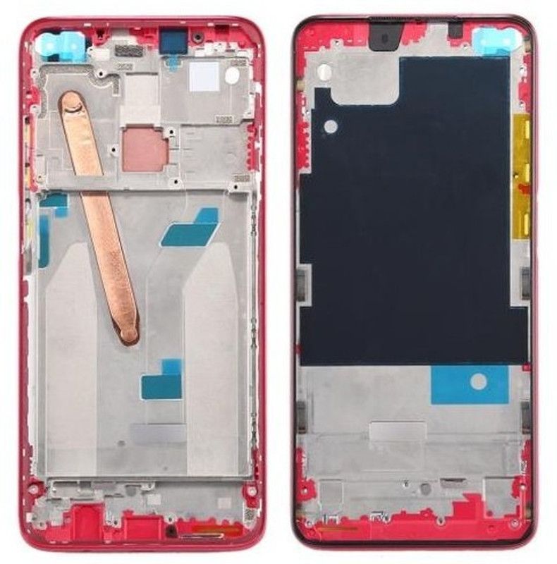Sandreezz Xiaomi Poco X2 (LCD Frame Middle Chassis) Front Panel  (Red)
