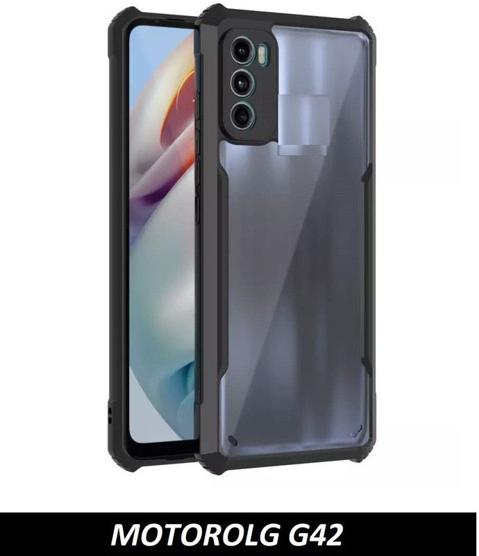 NKCASE Back Cover for Motorola G42,Moto G42,MOTOROLA G42,MOTO G42  (Transparent, Shock Proof, Pack of: 1)
