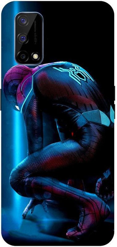 Bluvver Back Cover for Realme Narzo 30 Pro, RMX2117, Printed Spiderman The Avenger Back Cover  (Multicolor, Hard Case, Pack of: 1)