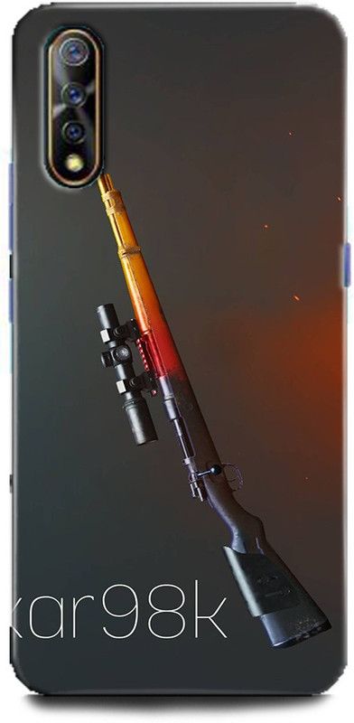 Afterglow Back Cover for Vivo Z1x PUBG, KAR98, PUBG LOVER, PUBG GAME, PUBG LOVE, CHICKEN DINNER  (Multicolor, Shock Proof, Pack of: 1)