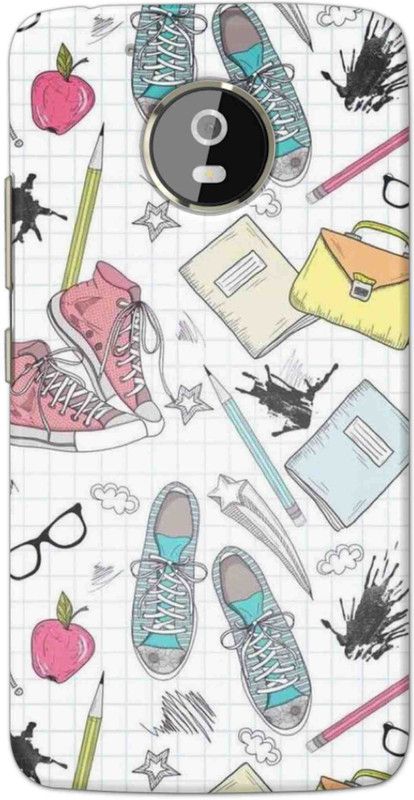 NDCOM Back Cover for Motorola Moto G5 Plus School Pattern Printed  (Multicolor, Hard Case, Pack of: 1)