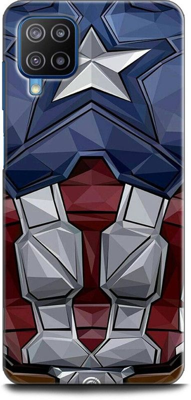 Afterglow Back Cover for SAMSUNG Galaxy F62  (Red, Blue, Shock Proof, Pack of: 1)