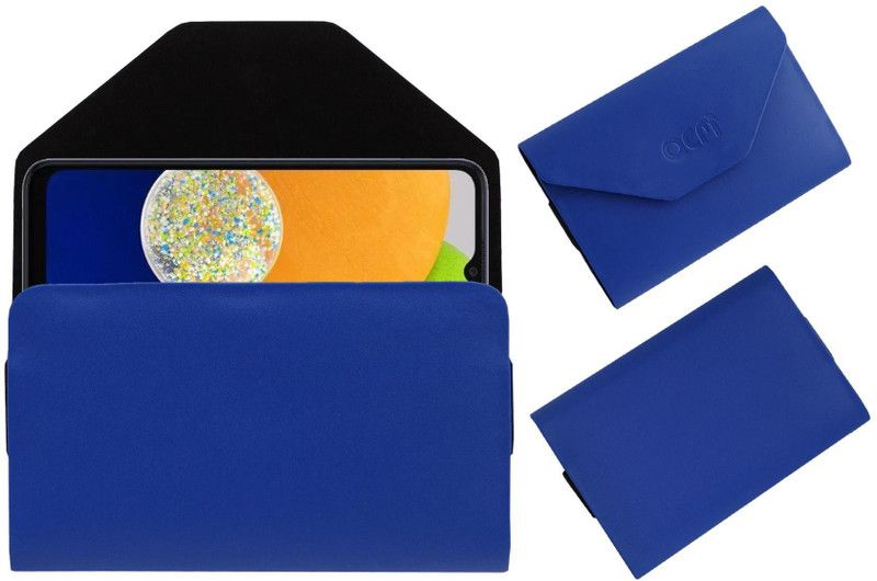 ACM Pouch for Samsung Galaxy A03  (Blue, Cases with Holder, Pack of: 1)