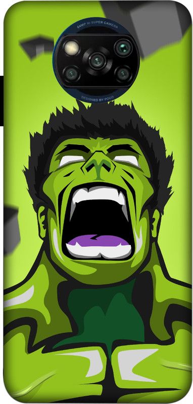 PANCHOLI Back Cover for Poco X3, Poco X3 Pro  (Green, Flexible, Silicon)