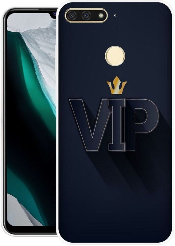 JATLAND Back Cover for Honor 7A  (Blue, Grip Case, Silicon)
