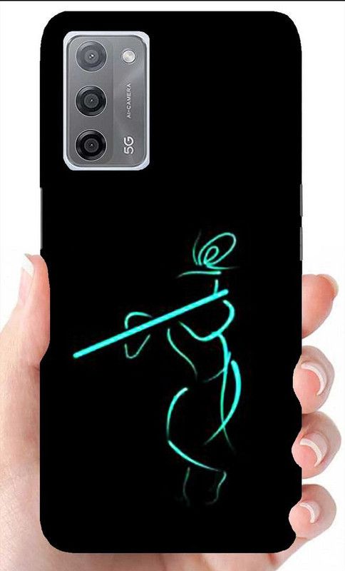 Zappy Back Cover for Oppo A53s, Oppo A55 5G, Oppo A16  (Black, Green, Hard Case, Pack of: 1)