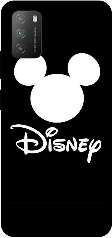 URCHIN Back Cover for Poco M3 Disney, Mickey mouse, Cartoon, Funny, Black and white, Mickey  (Multicolor, Shock Proof, Pack of: 1)