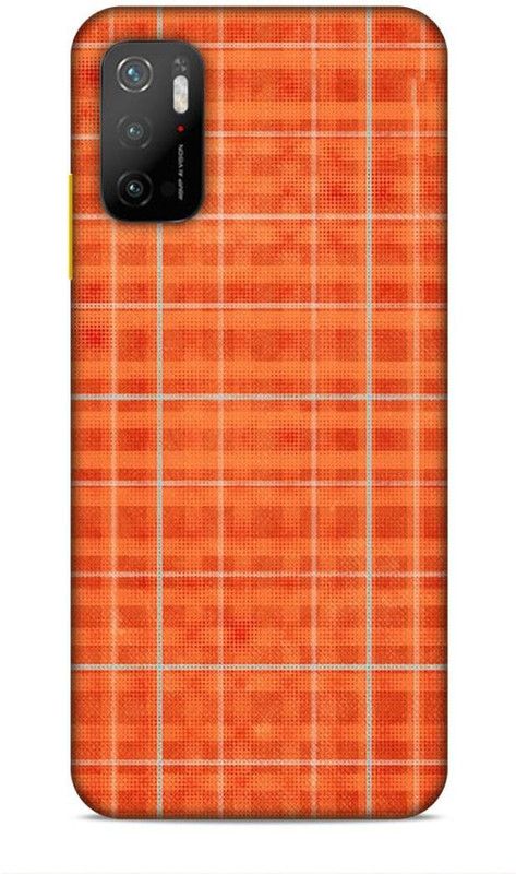 Keviv Back Cover for Poco M3 Pro 5G  (Orange, 3D Case, Pack of: 1)