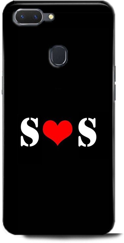 Afterglow Back Cover for Realme U1 S S, S LOVES S, S NAME, LETTER, ALPHABET, SS LOVE, HART  (Multicolor, Shock Proof, Pack of: 1)