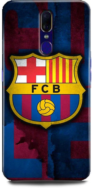 FIKORA Back Cover for OPPO F11/CPH1911 FC BARCELONA PRINTED  (Multicolor, Hard Case, Pack of: 1)