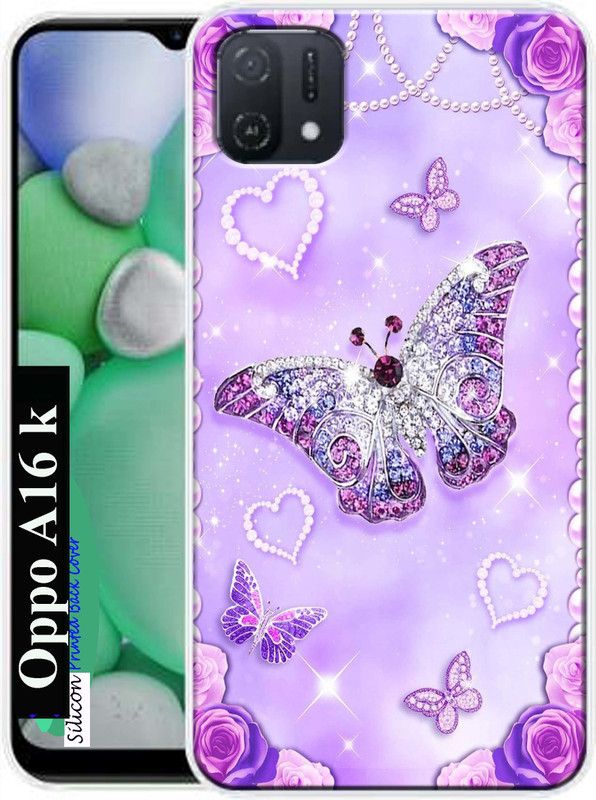 CUTECASE Back Cover for Oppo A16K / Oppo A16 K  (Multicolor, Dual Protection, Silicon)