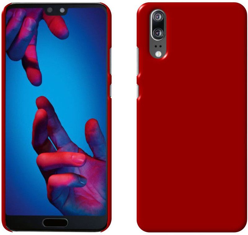 CASE CREATION Back Cover for Huawei P20 5.8" inch  (Red, Grip Case, Pack of: 1)