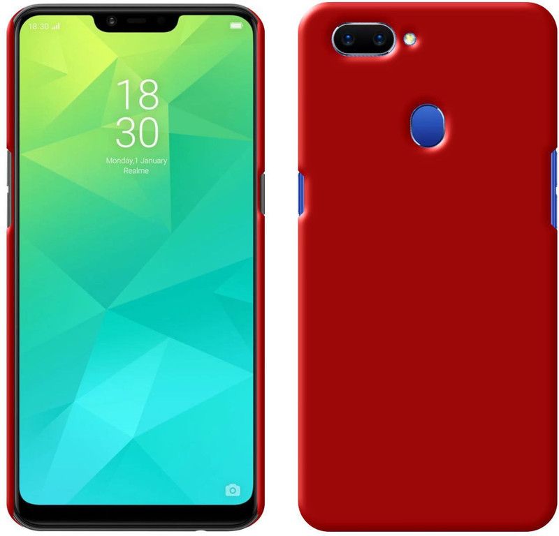 CASE CREATION Back Cover for Realme 2 Pro  (Red, Dual Protection, Pack of: 1)