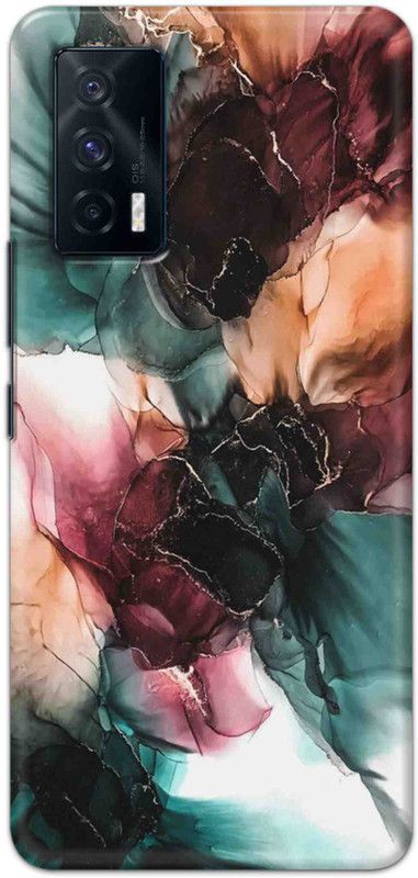 NDCOM Back Cover for iQOO 7 5G Bold Pattern Printed  (Multicolor, Hard Case, Pack of: 1)