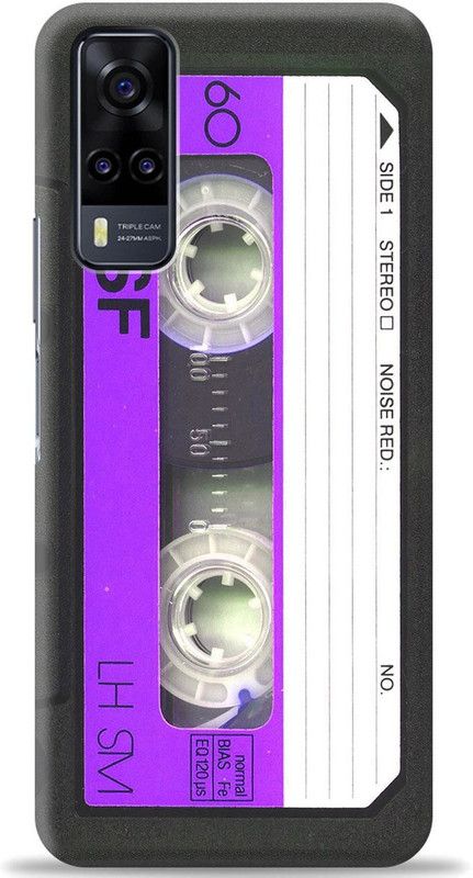 Swagr Back Cover for Vivo Y31  (Purple, Shock Proof, Pack of: 1)