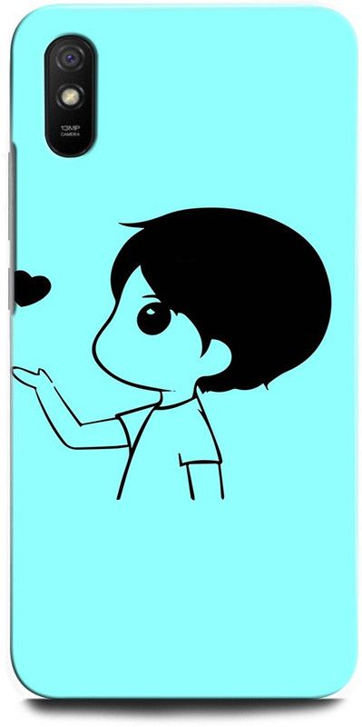 ORBIQE Back Cover for Redmi 9i MZB0A5HIN BOY, ANIME, ALONE BOY, HEART,  (Multicolor, Hard Case, Pack of: 1)