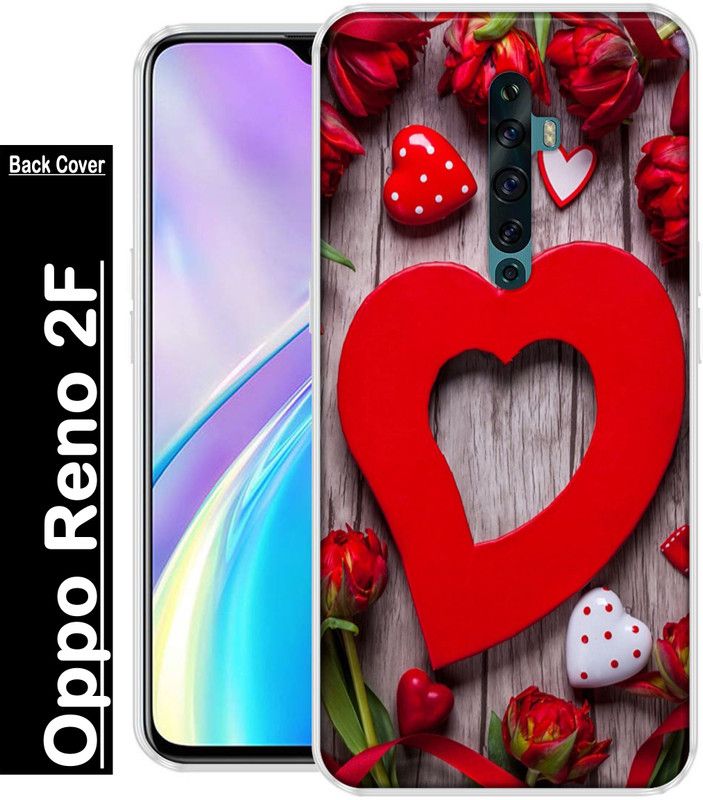 redfly Back Cover for Oppo Reno2 F  (Multicolor, Grip Case, Silicon, Pack of: 1)