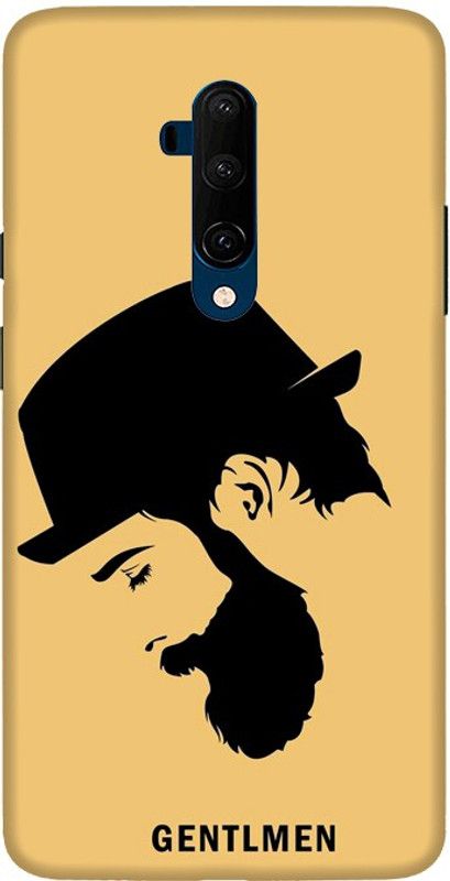 Faybey Back Cover for OnePlus 7T Pro  (Yellow, Black, Hard Case, Pack of: 1)
