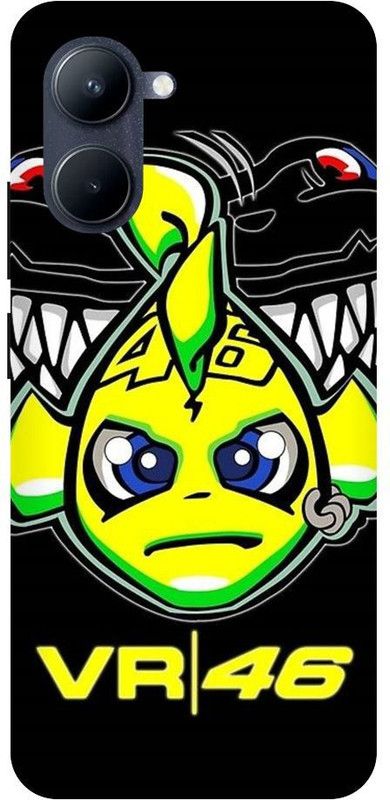 Vinsmoke Back Cover for Realme C33 Valentino-Rossi-VR46-Biker-Bike-172  (Multicolor, Shock Proof)