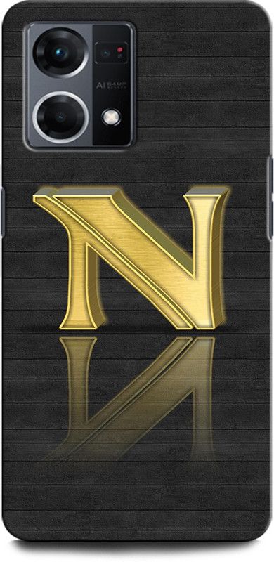 GRAFIQE Back Cover for OPPO F21 Pro 4G N, N LETTER, N ALPHABET, N DESIGN  (Multicolor, Shock Proof, Pack of: 1)