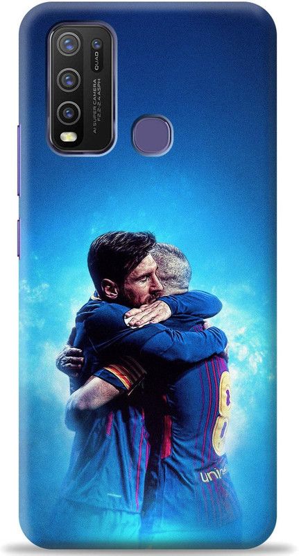 Loffar Back Cover for Vivo Y50  (Blue, Shock Proof, Pack of: 1)