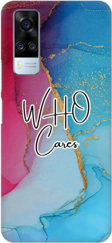 COBIERTAS Back Cover for Vivo Y51A, Vivo Y51 2020  (Multicolor, Pack of: 1)