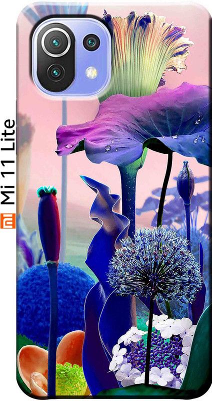 Rockerspot Back Cover for Xiaomi Mi 11 Lite / Mi 11 Lite  (Multicolor, Silicon, Pack of: 1)