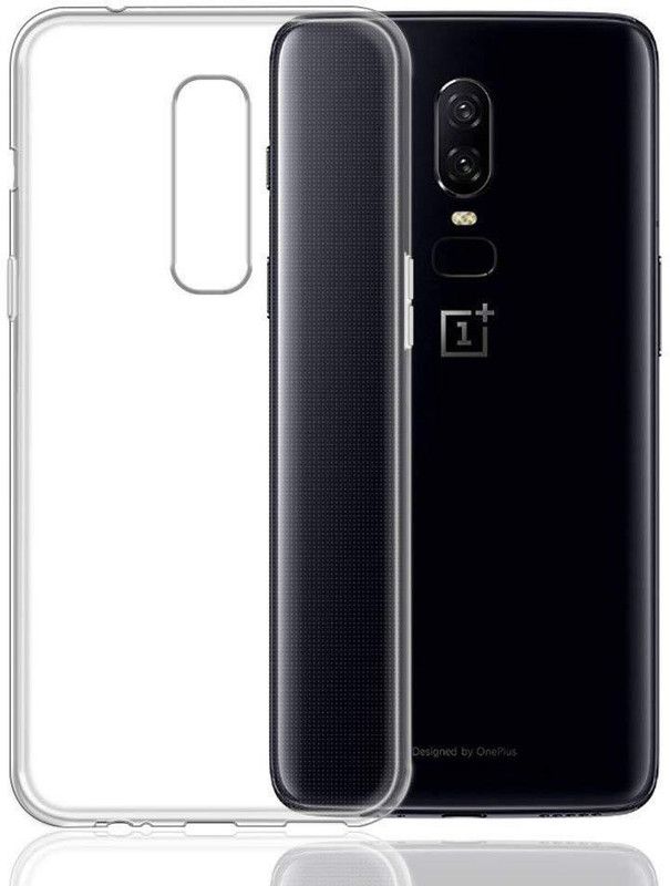 RF Mobiles Back Cover for OnePlus 6T  (Transparent, Shock Proof, Pack of: 1)