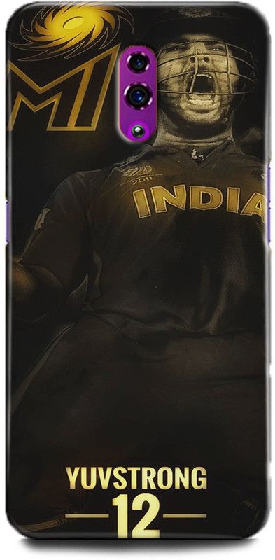 INTELLIZE Back Cover for Oppo Reno/CPH1919 Yuvraj Singh,Printed  (Multicolor, Shock Proof, Pack of: 1)